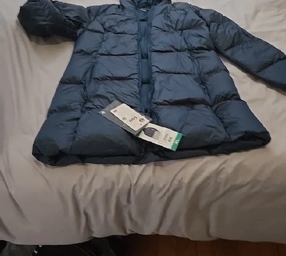 Navy Puffer Jacket XL - Picture 2 of 7